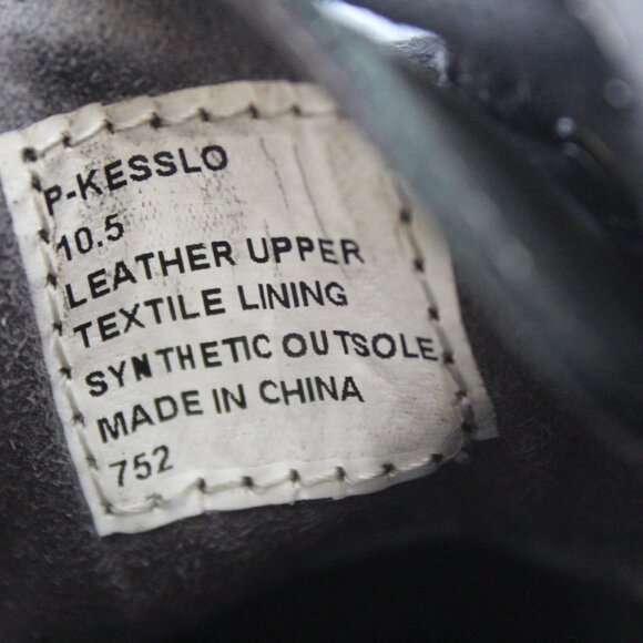 Steve Madden Leather Cap Toe Oxford Mens 10.5 Black Dress Casual Shoe Kesslo - Picture 8 of 8